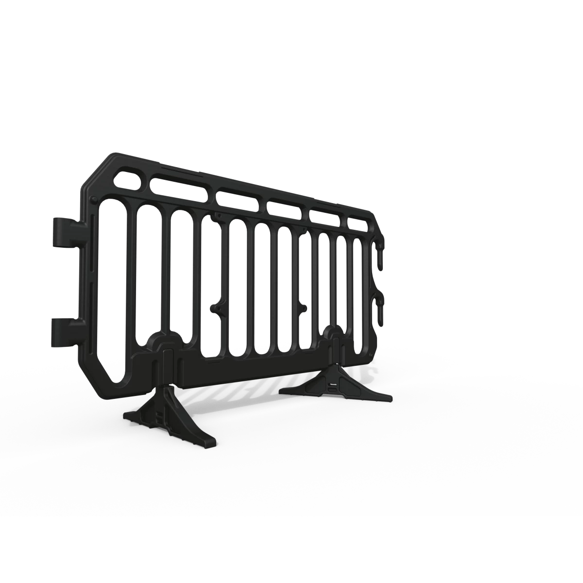 Barrière De Foule Noire Longueur 2,00 M - ADS 4 Barrière De Foule Noire Longueur 2,00 M - ADS – Image 2