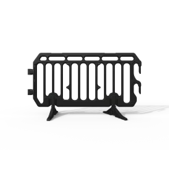 Barrière De Foule Noire Longueur 2,00 M - ADS 7 Barrière De Foule Noire Longueur 2,00 M - ADS -Maison Outil Boutique barriere de foule noire longueur 200 m ads 2