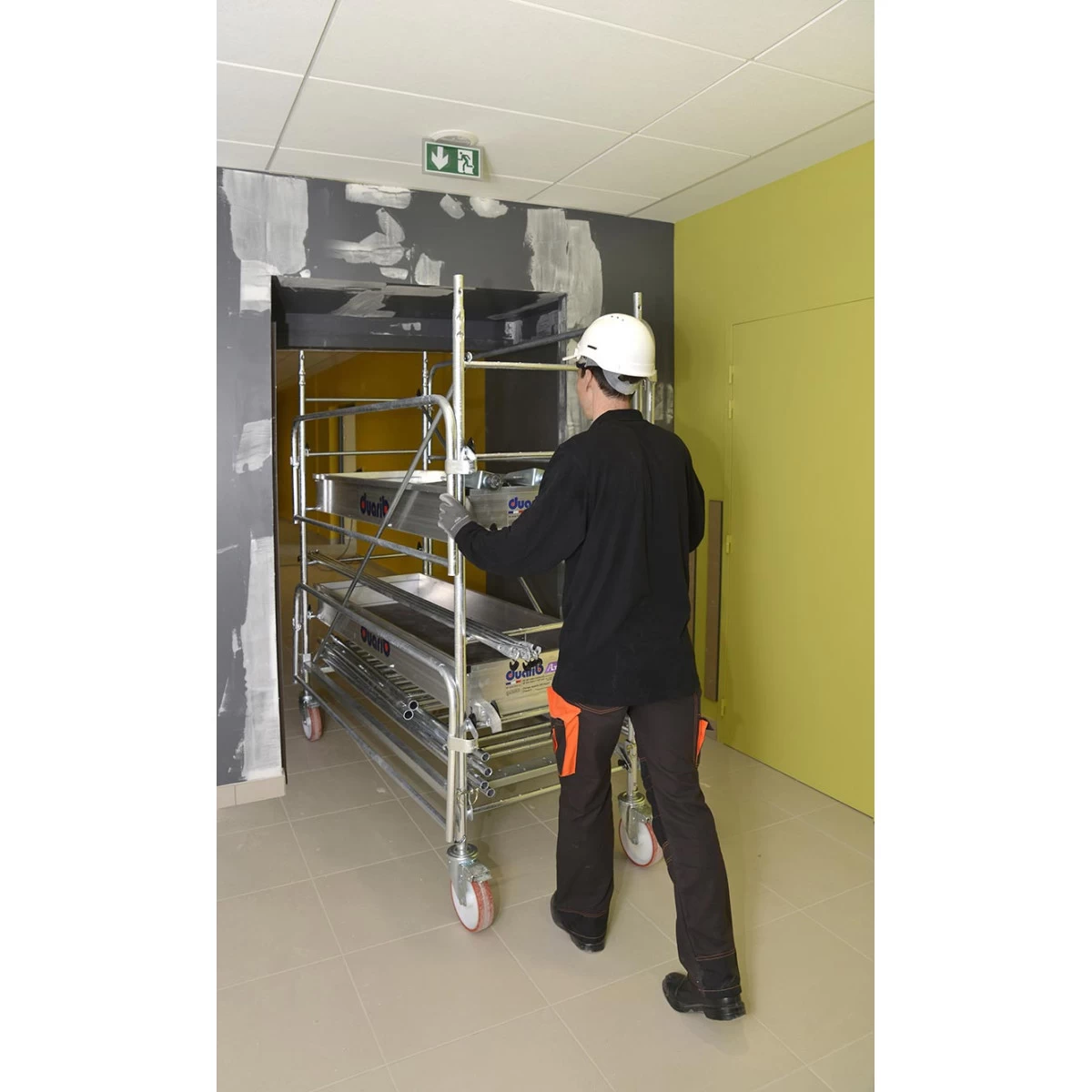 Echafaudage Roulant AC Altitude Acier -L 2,00 HT Travail 7,10m Duarib 3 Echafaudage Roulant AC Altitude Acier -L 2,00 HT Travail 7,10m Duarib