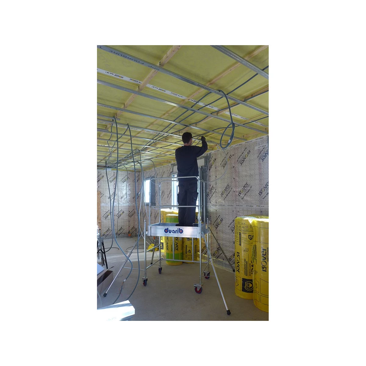 Echafaudage Roulant Acier Rolly Mini 3,80 M - Duarib 4 Echafaudage Roulant Acier Rolly Mini 3,80 M - Duarib – Image 2