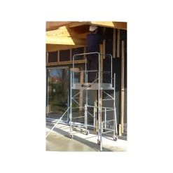 Echafaudage Roulant Acier Rolly Mini 3,80 M - Duarib 7 Echafaudage Roulant Acier Rolly Mini 3,80 M - Duarib -Maison Outil Boutique echafaudage roulant acier rolly mini 380 m duarib 2