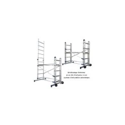 Echafaudage Modulable Roulant Aluminium 3.80m - MODALU 9 Echafaudage Modulable Roulant Aluminium 3.80m - MODALU -Maison Outil Boutique echafaudage roulant modulable aluminium 2