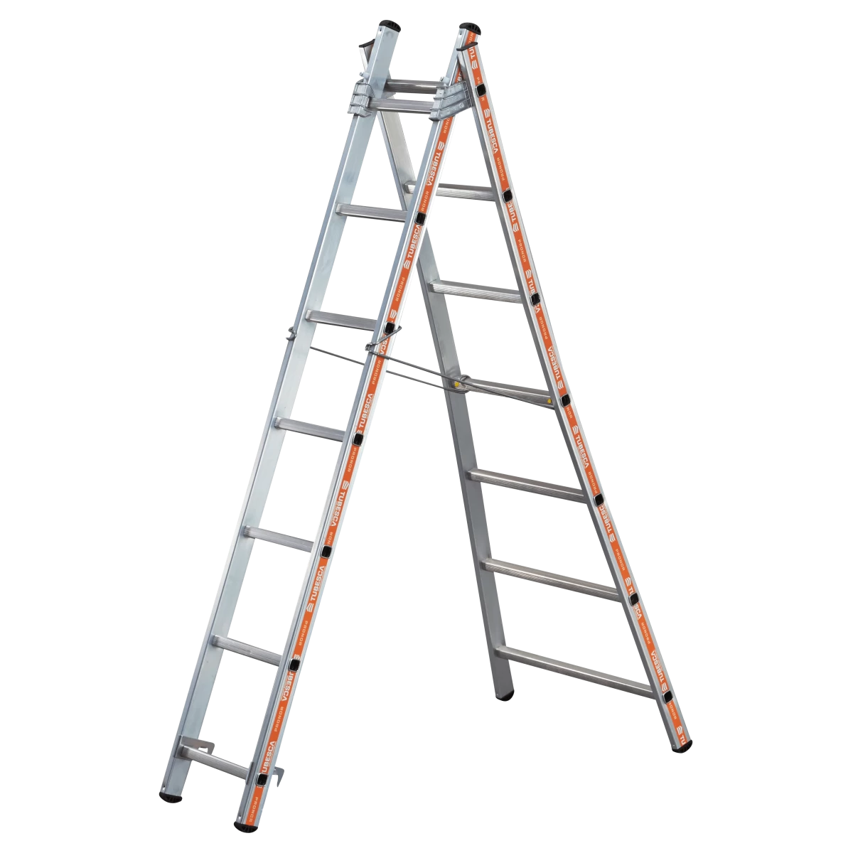 Echelle PRONOR Transformable 2 Plans 4,36m - 2x9 Tubesca Comabi 3 Echelle PRONOR Transformable 2 Plans 4,36m - 2x9 Tubesca Comabi