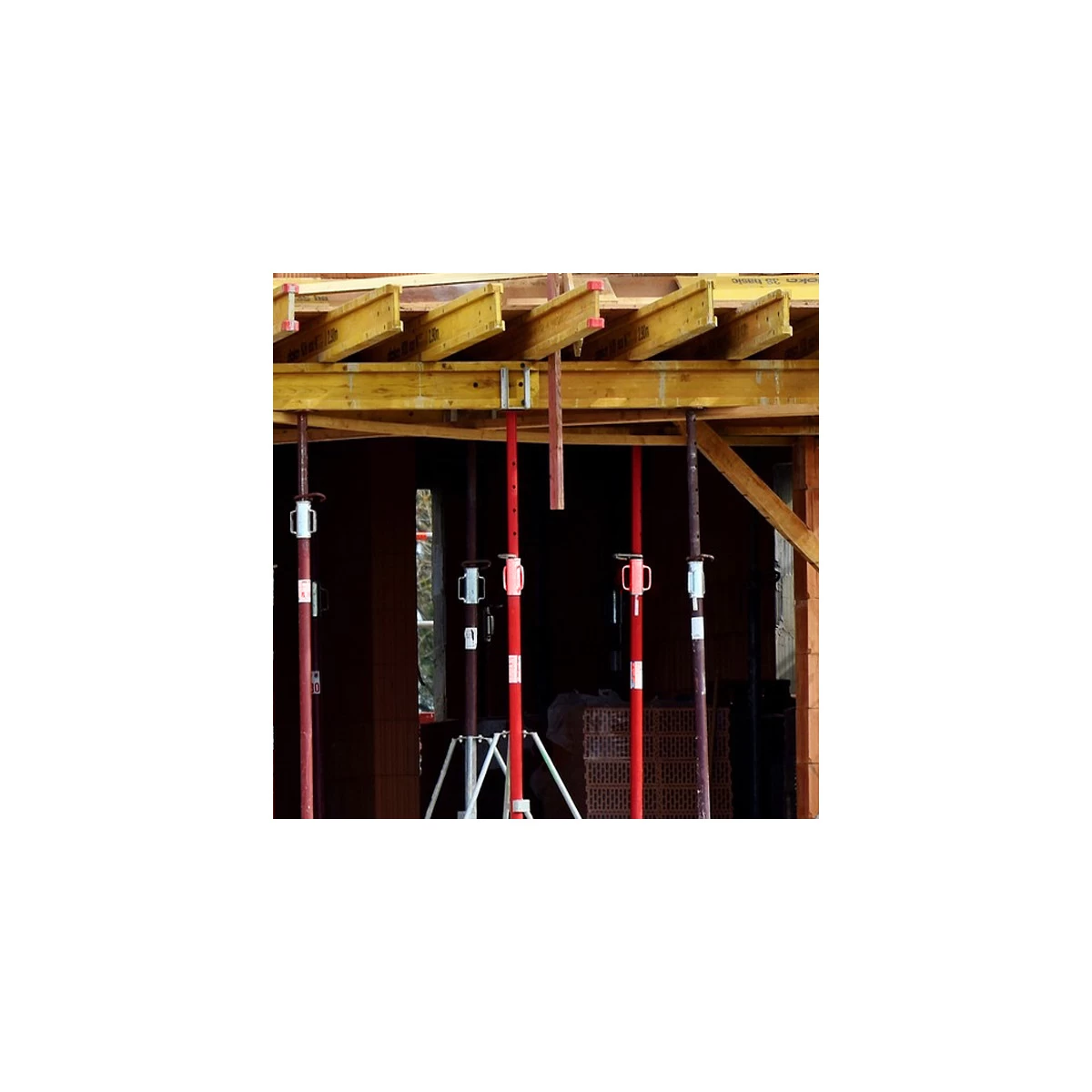 Etai De Maçon Peint écrou Acier De 1.60 à 2.90 M 4 Etai De Maçon Peint écrou Acier De 1.60 à 2.90 M – Image 2