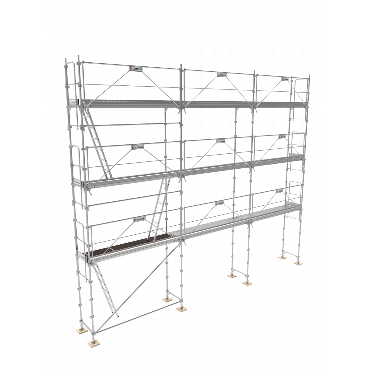 Lot Echafaudage R200 Progress First 80 M² (FUSIO-plancher Acier) 3 Lot Echafaudage R200 Progress First 80 M² (FUSIO-plancher Acier)