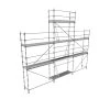 Lot échafaudage R200 Progress Pignon (R08+lisse) 68m² Tubesca Comabi -Maison Outil Boutique lot echafaudage r200 progress pignon r08lisse 68m tubesca comabi