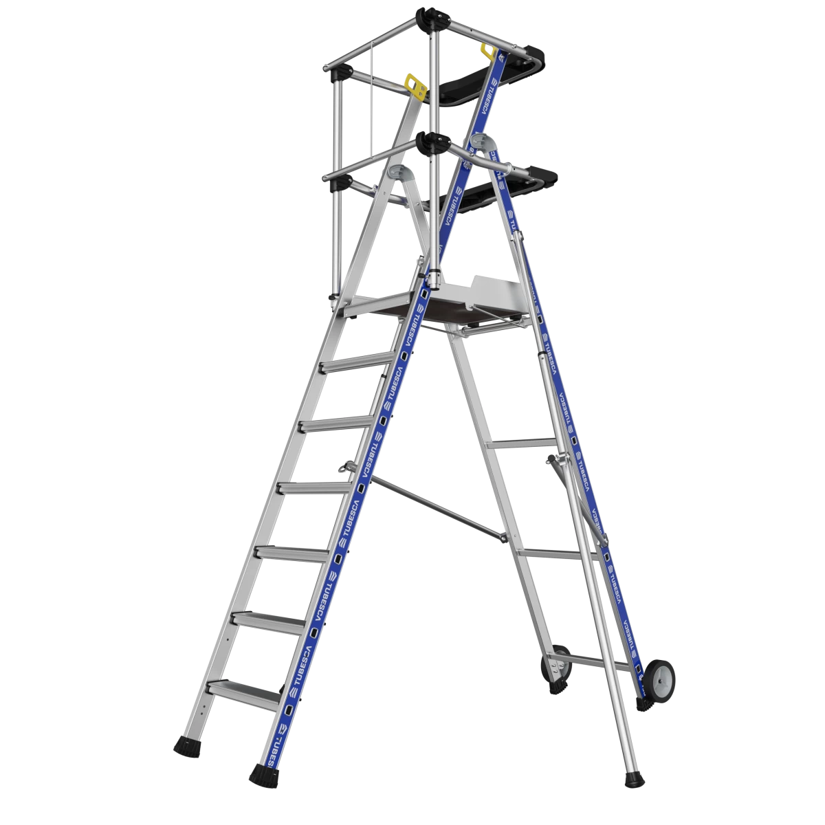 Plate-forme Individuelle SHERPAMATIC 6 Marches GC Lisses - Comabi 3 Plate-forme Individuelle SHERPAMATIC 6 Marches GC Lisses - Comabi