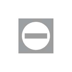 Pochoir Sens Interdit 80 Cm - Wilmart